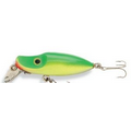 Lucky Strike  Rattlin Wiggler Lure (Yellow/Green)